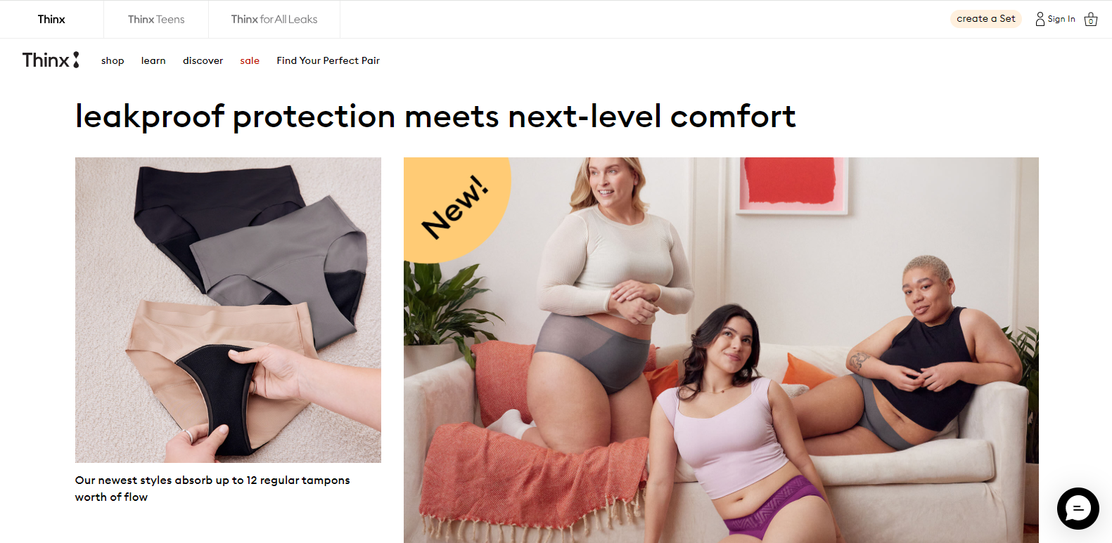 top shopify plus store thinx