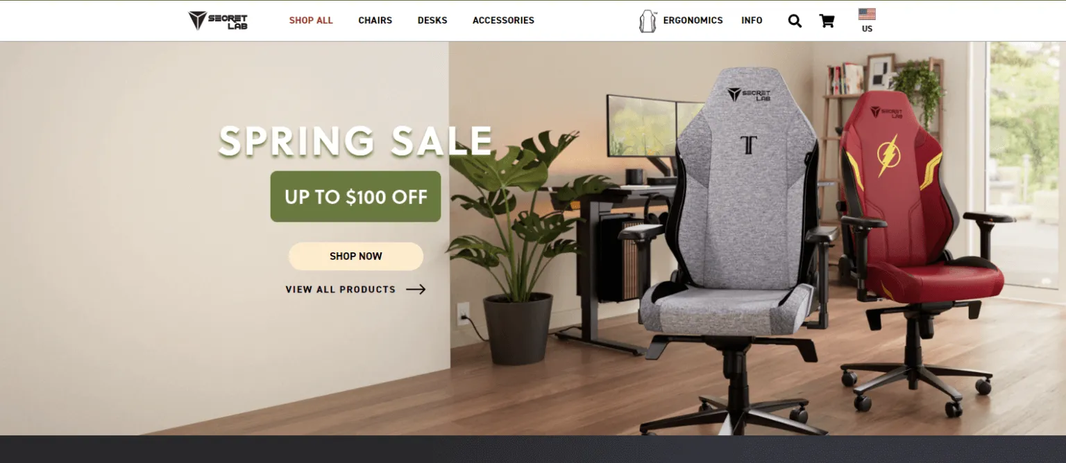 top shopify plus store secretlab