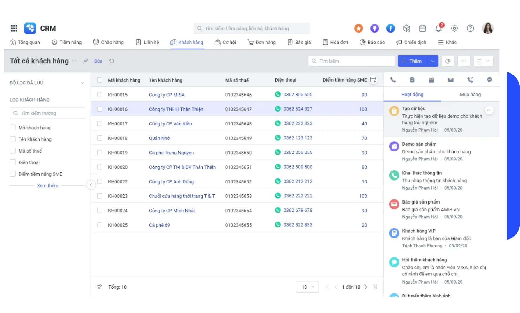 AMIS CRM (MISA)