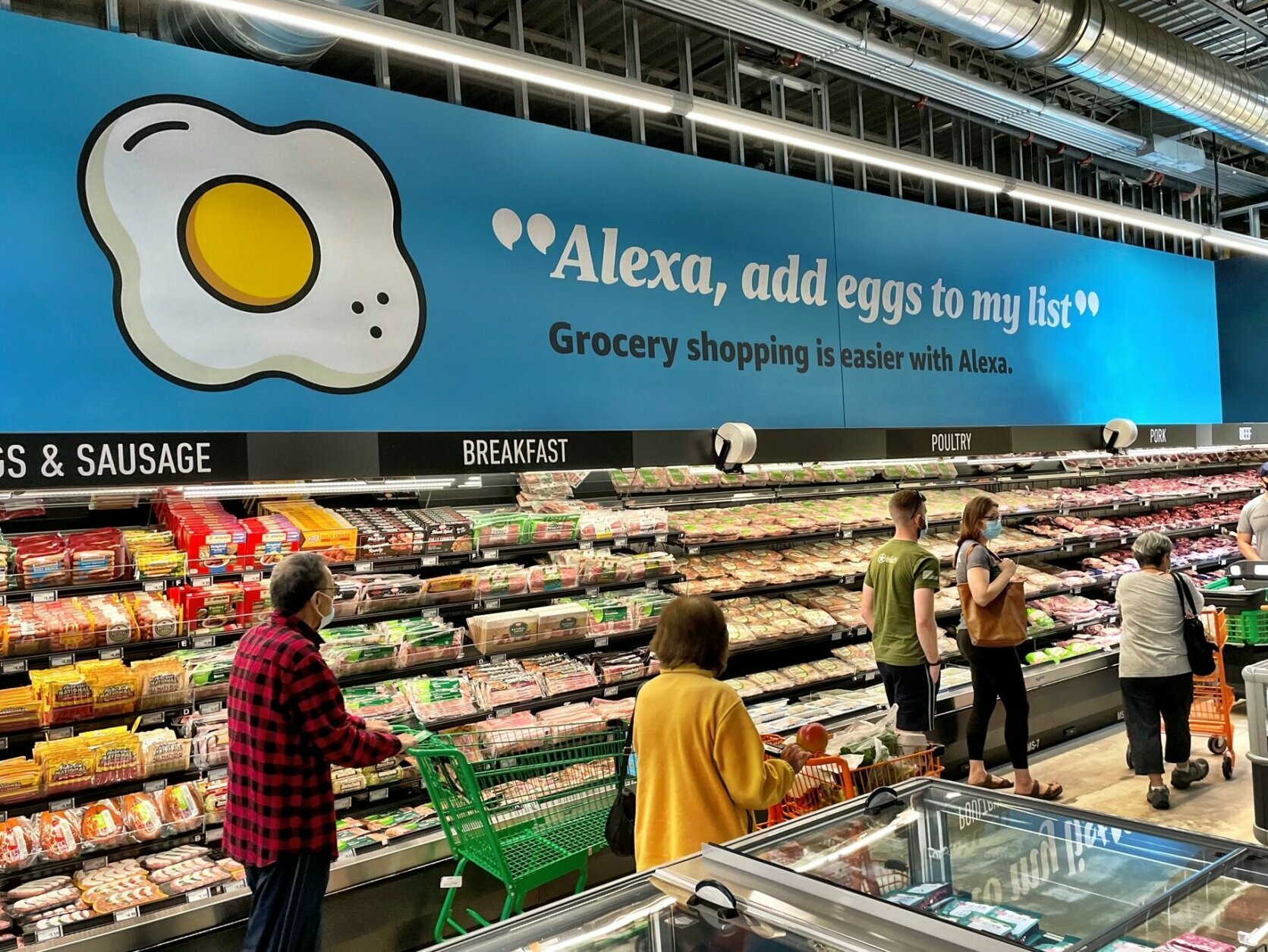 The assistant automatically selects the customer’s preferred brand