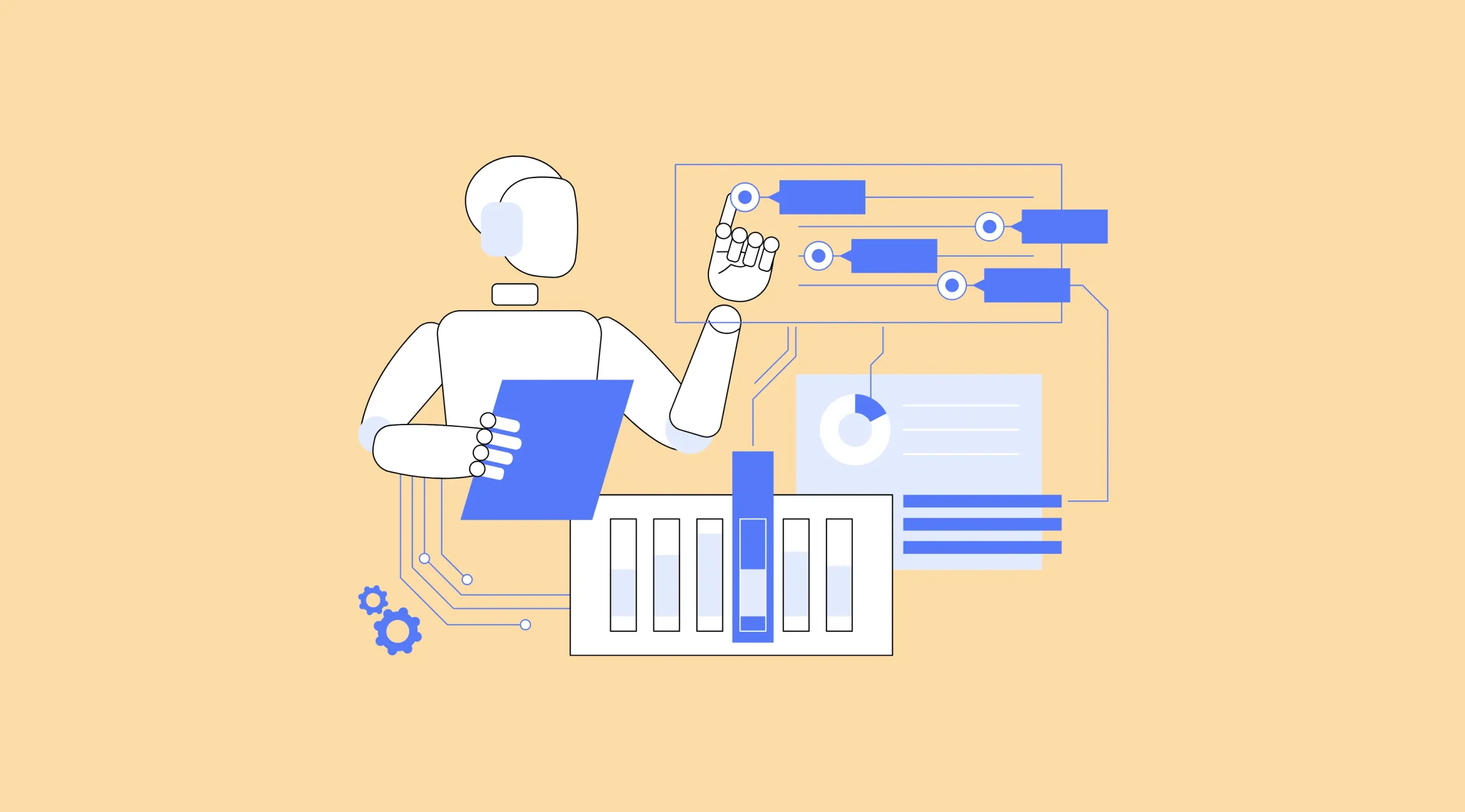 Enhancing team collaboration through AI-generated meeting notes, reports, and communication drafts