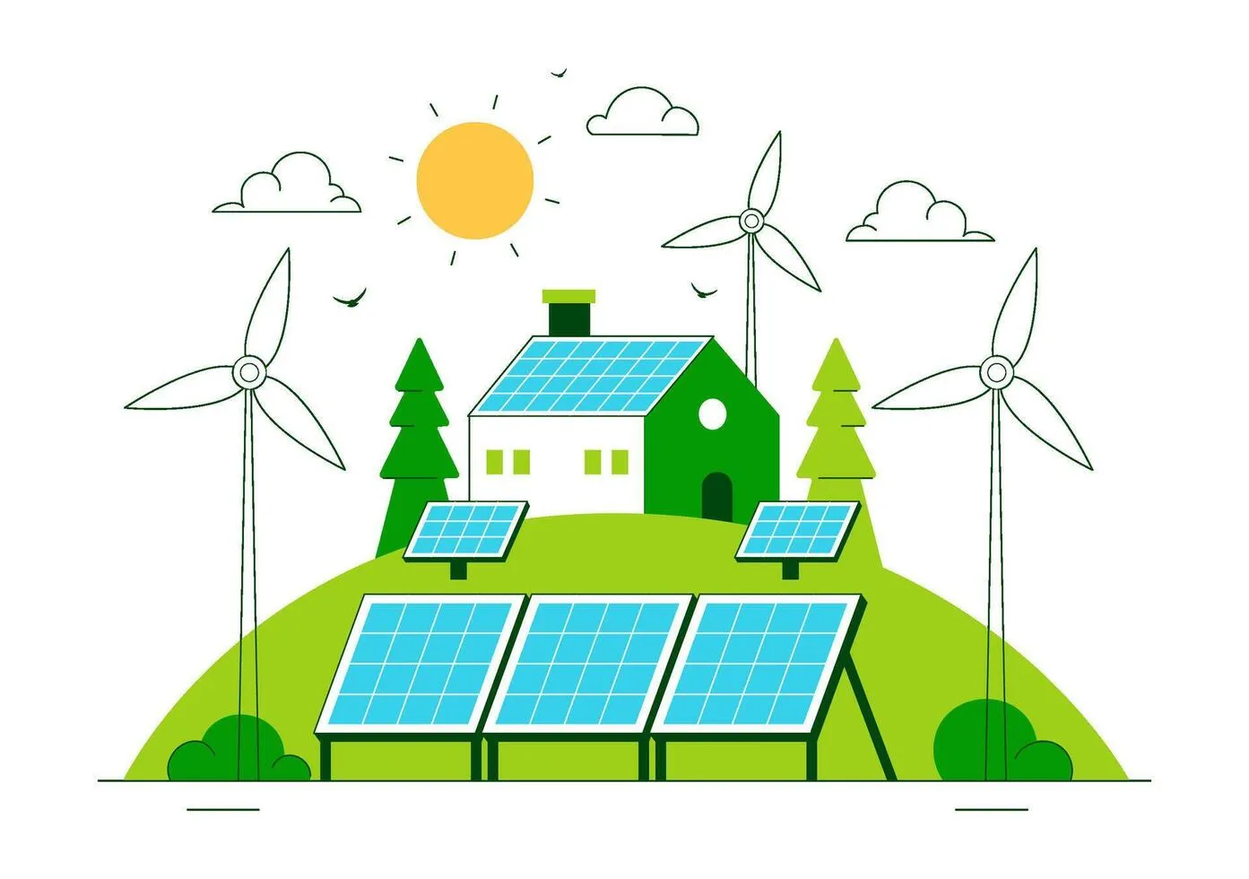 Tối ưu phụ tải – dự đoán tiêu thụ – tích hợp năng lượng mặt trời và năng lượng gió