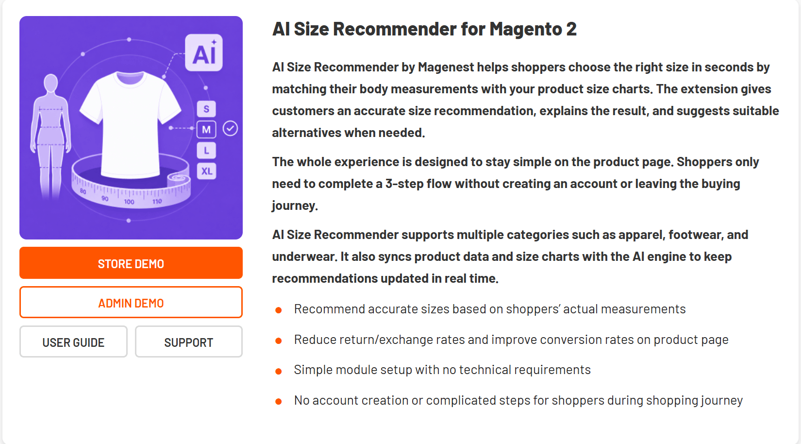 AI Size Recommender